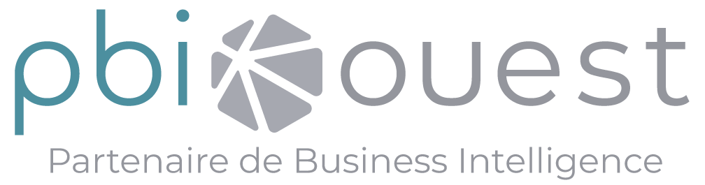 logo couleur de PBI Ouest expert dans la solution française Myreport
